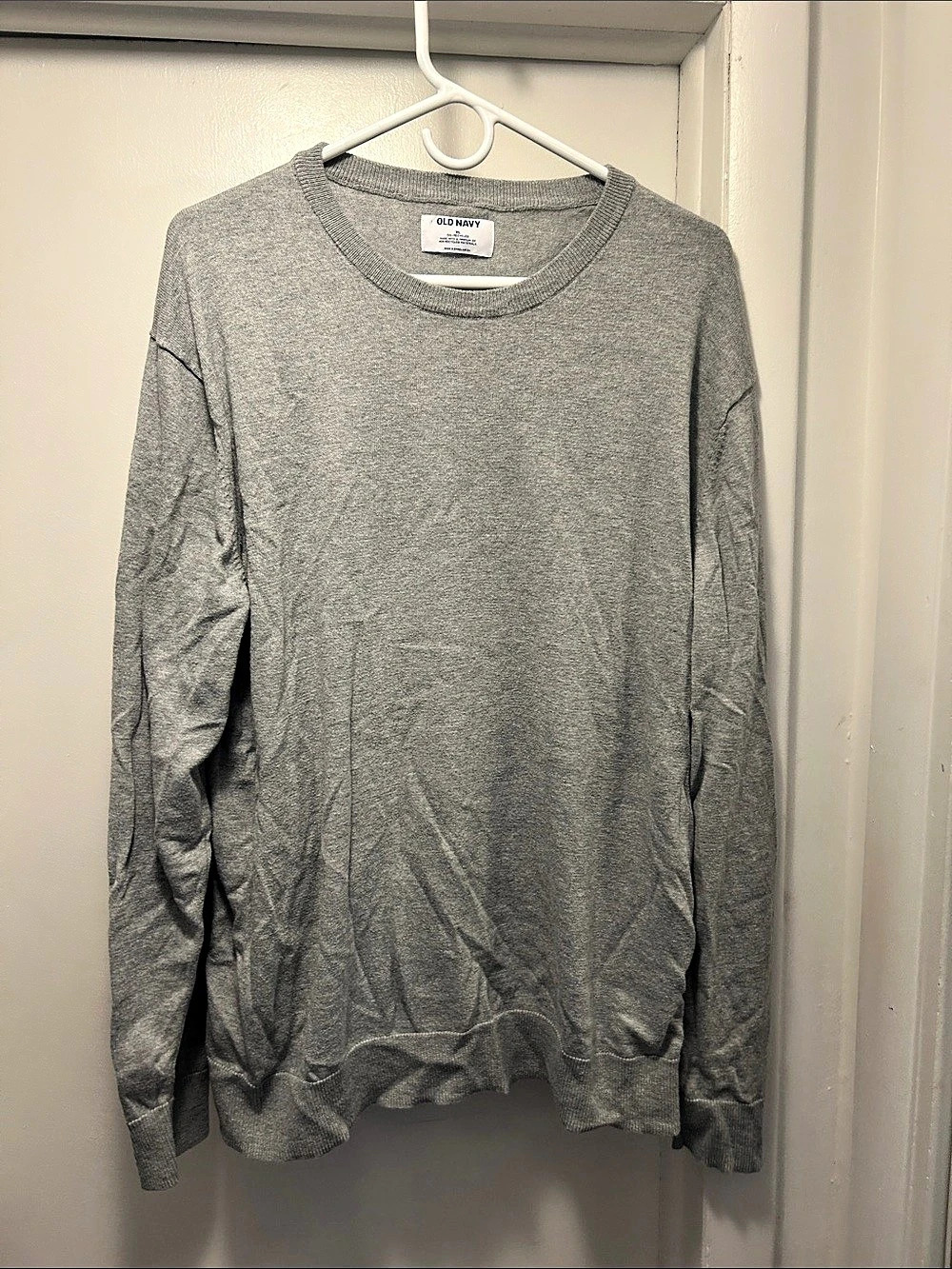 Old Navy Gray Long Sleeve Crewneck